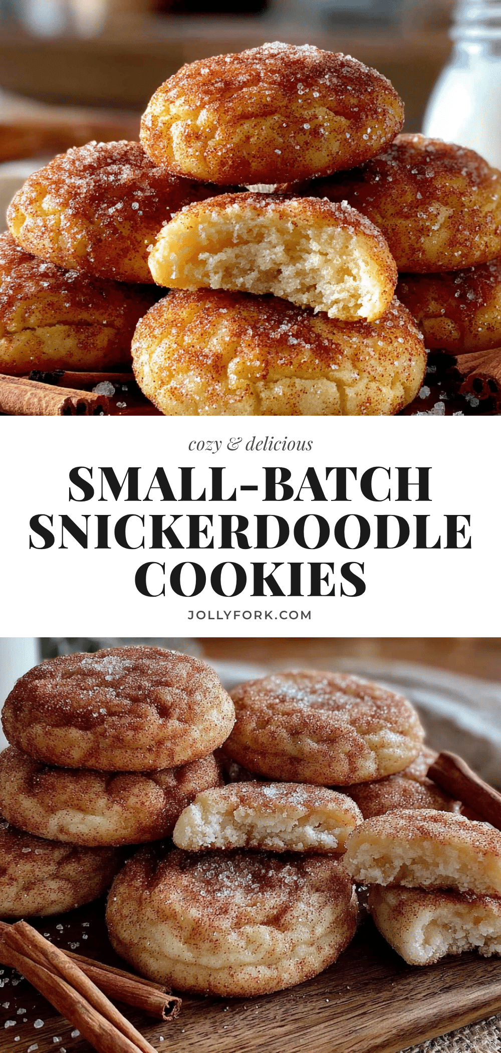 small-batch snickerdoodle cookies recipe