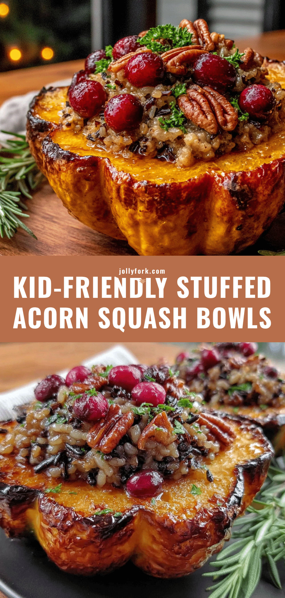 stuffed acorn squash bowls recipe