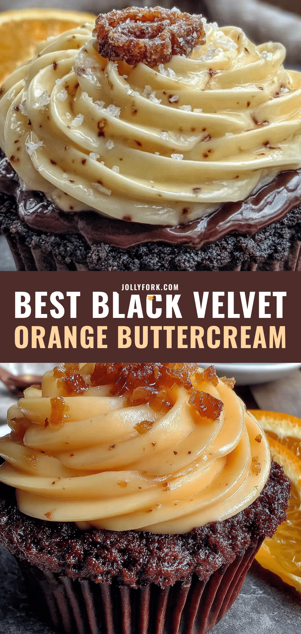 black velvet cupcakes with orange buttercream recipe