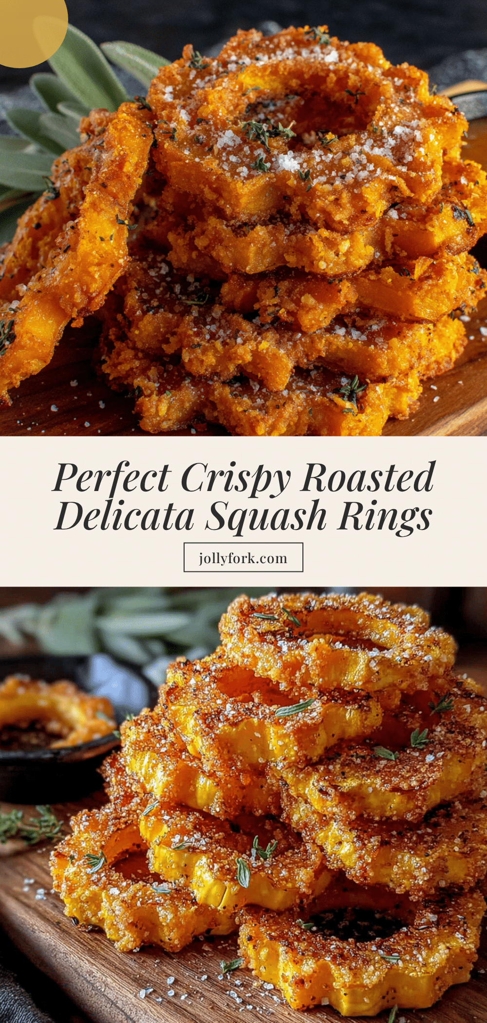 crispy roasted delicata squash rings recipe
