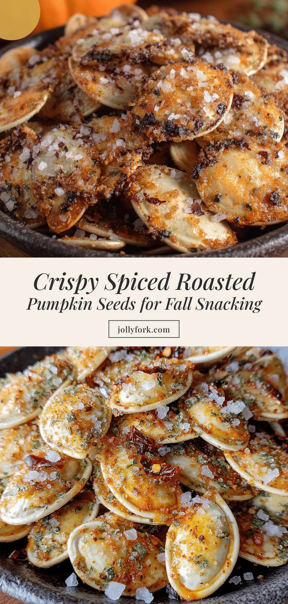 crispy spiced roasted pumpkin seeds recipe