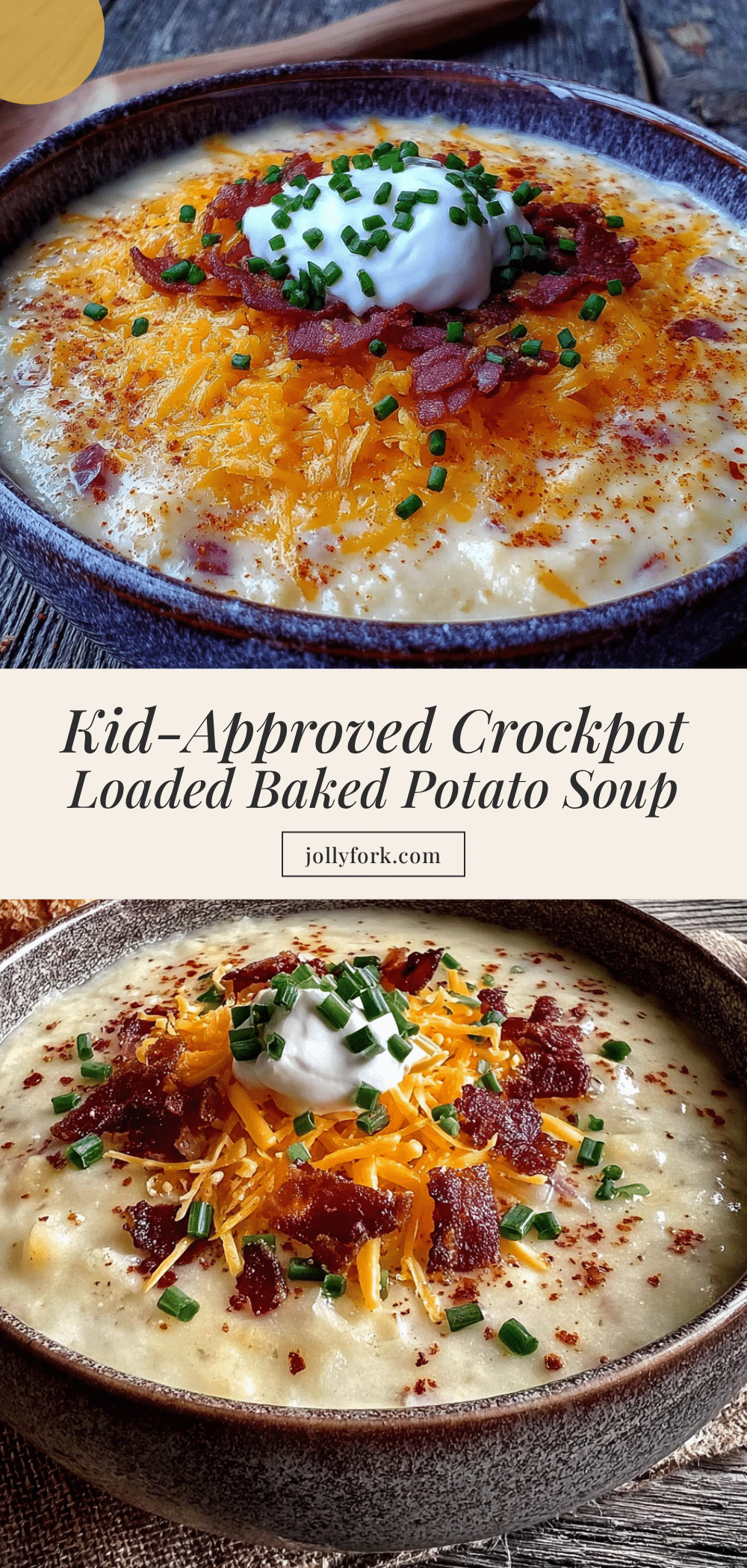 crockpot loaded baked potato soup recipe