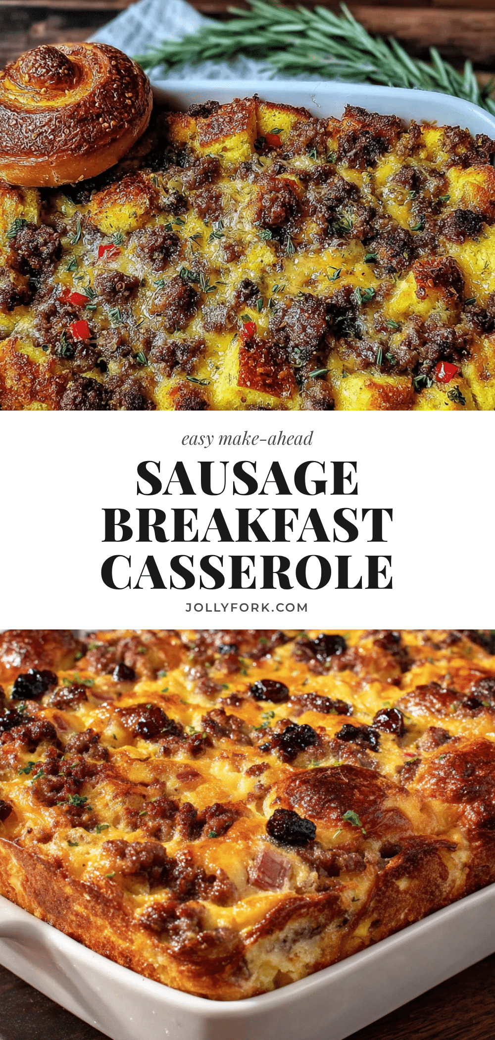 make-ahead sausage breakfast casserole recipe