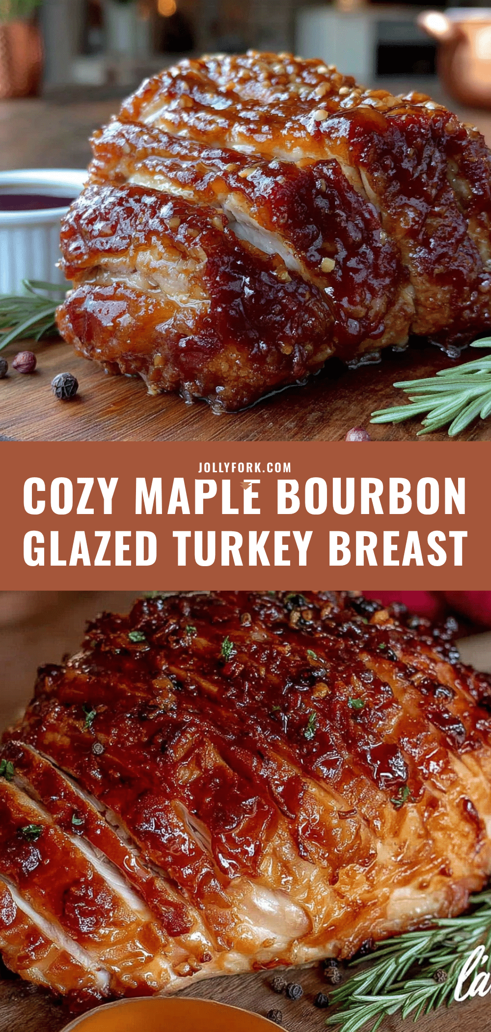 maple bourbon glazed turkey breast recipe