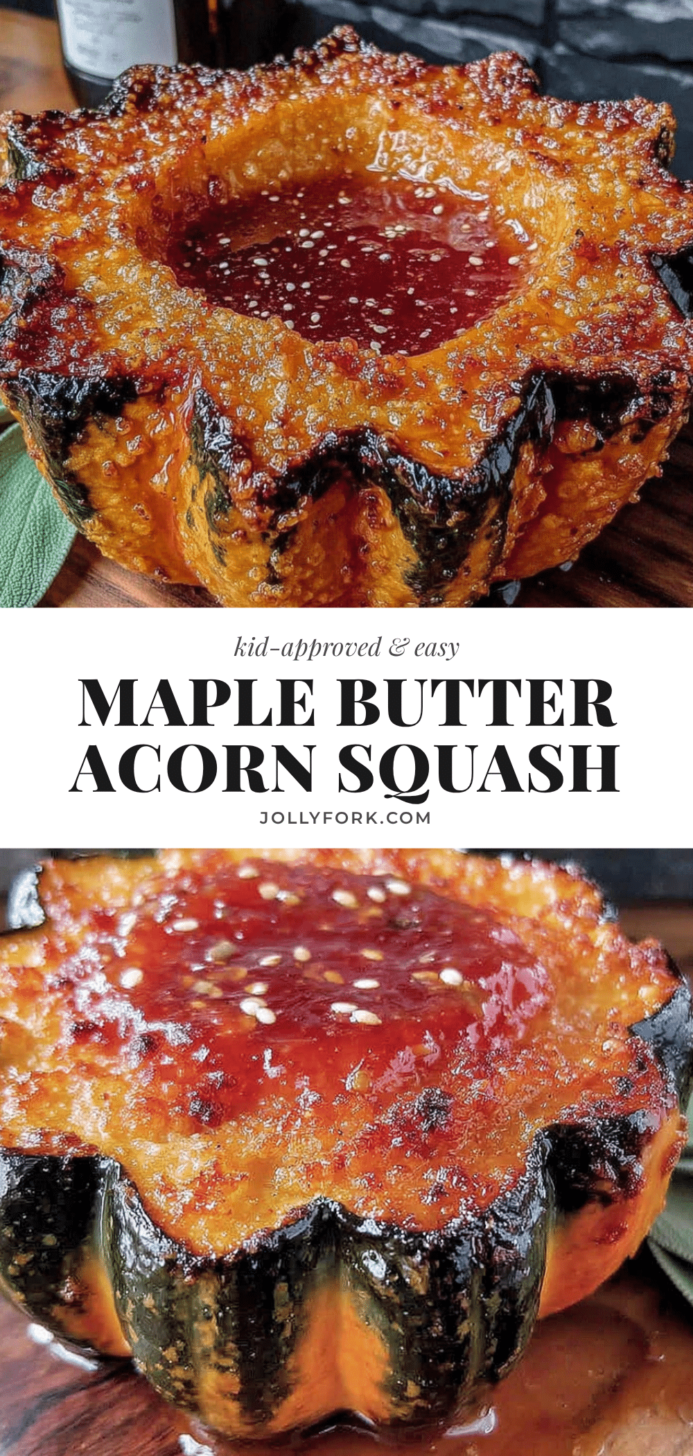 maple butter acorn squash recipe