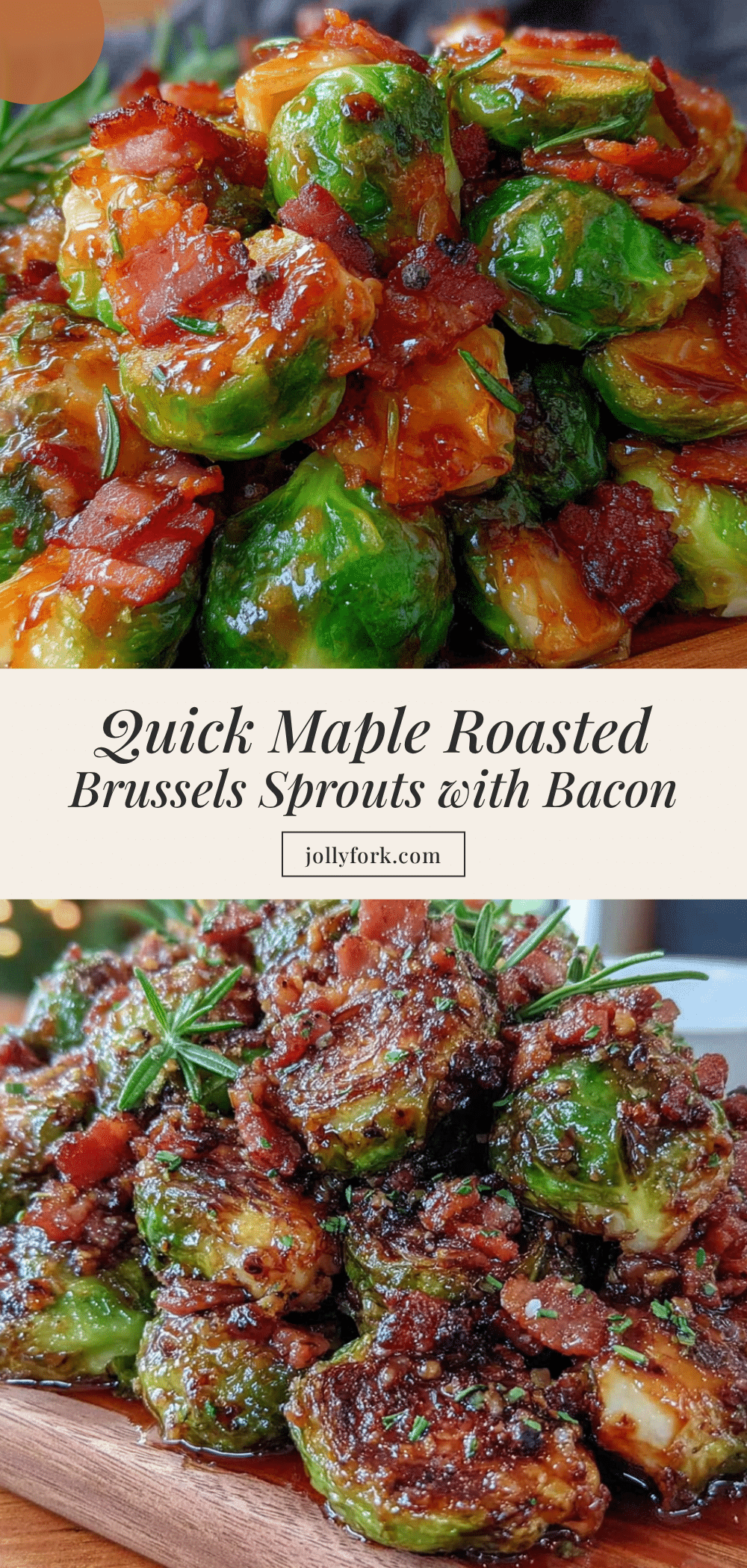 maple roasted brussels sprouts with bacon recipe