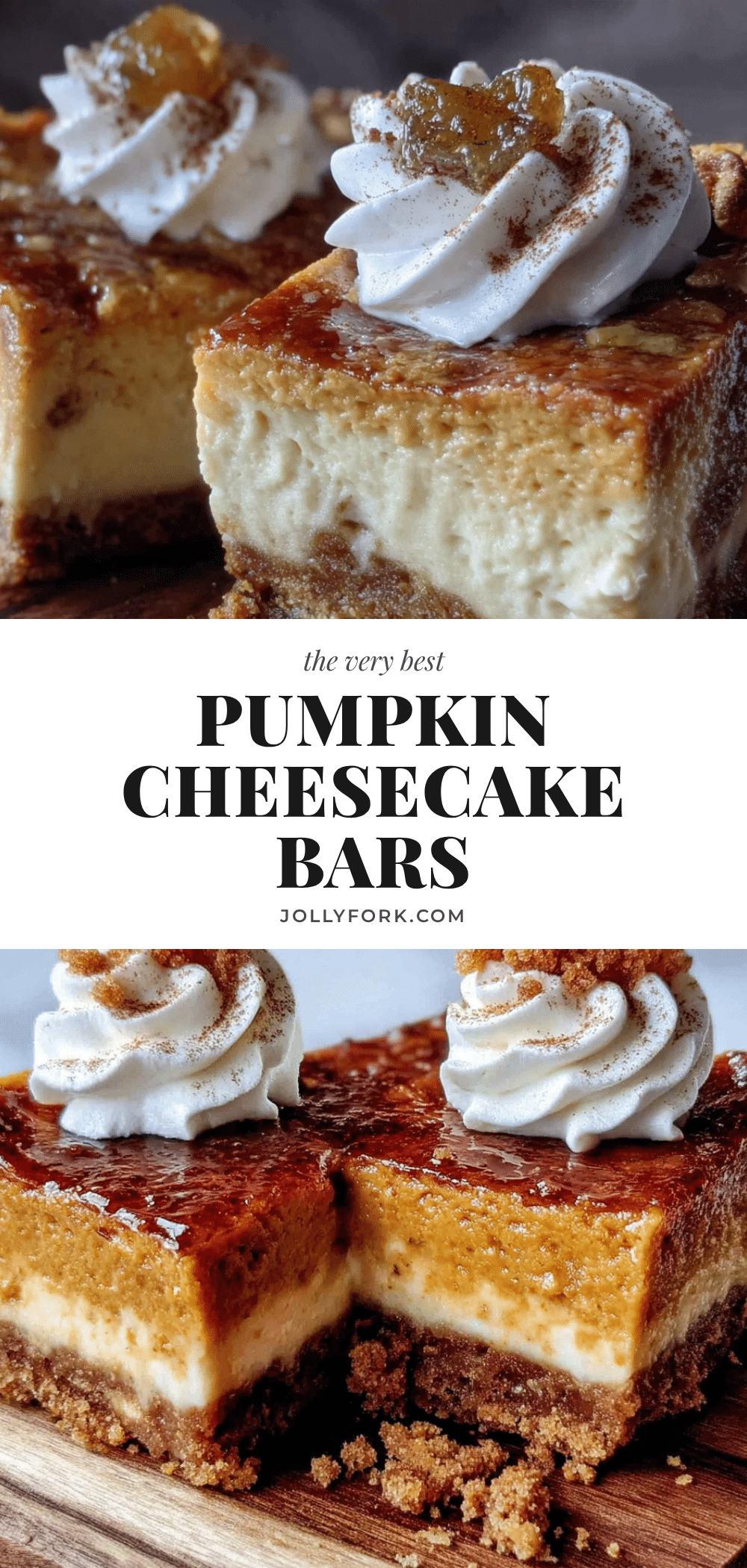 pumpkin cheesecake bars with gingersnap crust recipe