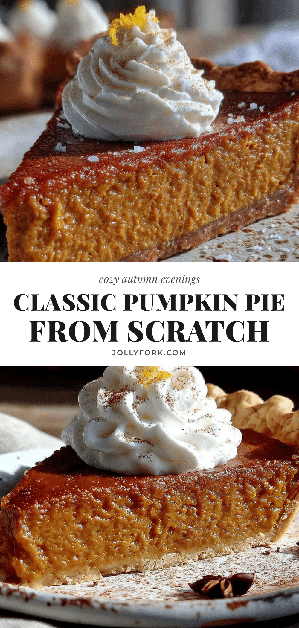 pumpkin pie from scratch recipe