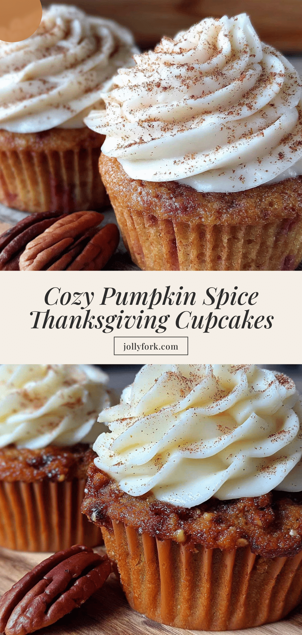 pumpkin spice thanksgiving cupcakes recipe