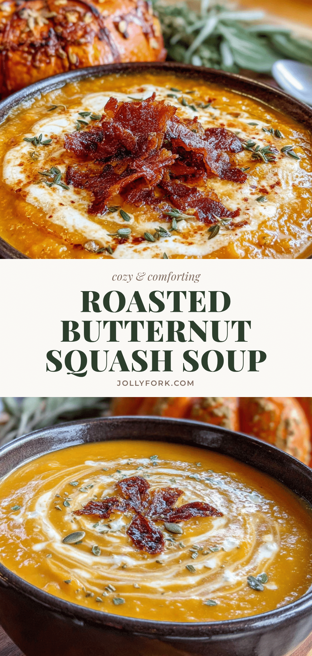 roasted butternut squash soup recipe
